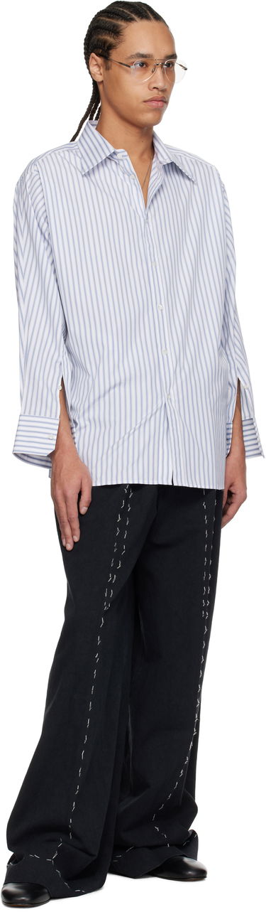 Srajce Maison Margiela Maison Margiela Stripe Cotton Shirt Bela | S50DT0049 M35311, 3