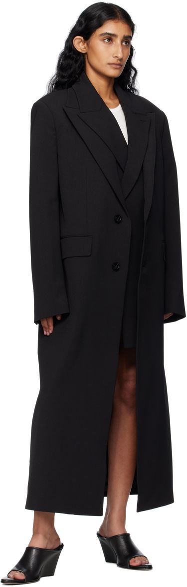 Plašči Jean Paul Gaultier Jean Paul Gaultier Double Layer Coat Črna | 25/03-U-OU010-W002-00, 3