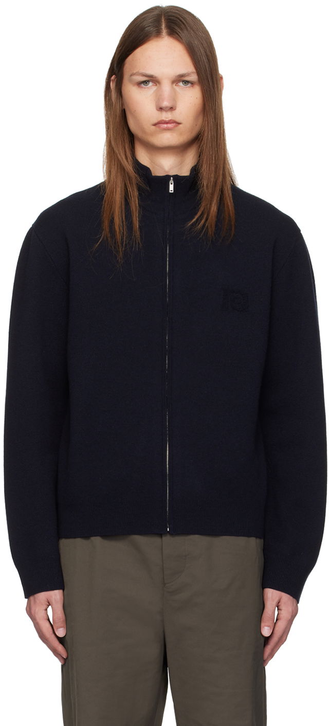 Jakna Nanushka Navy Poval Track Jacket Črna | NM24PFSW00457, 0