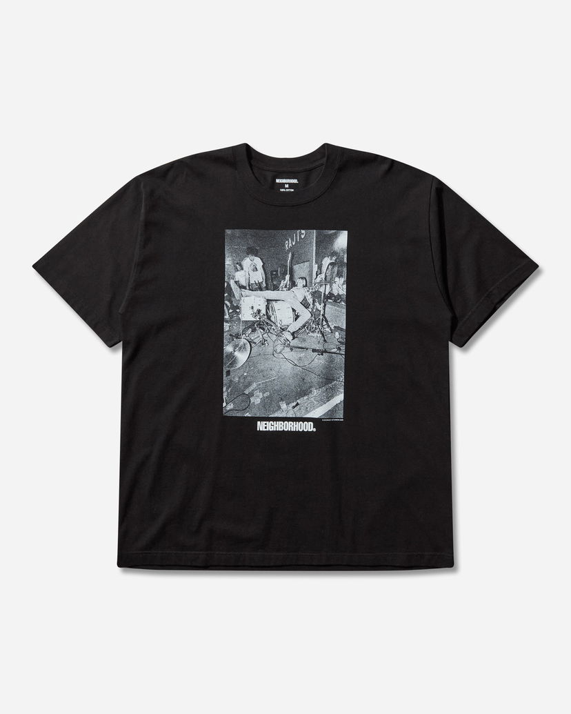 Majica Neighborhood Charles Peterson SS-3 T-Shirt Črna | 252PCNH-ST12S BLACK