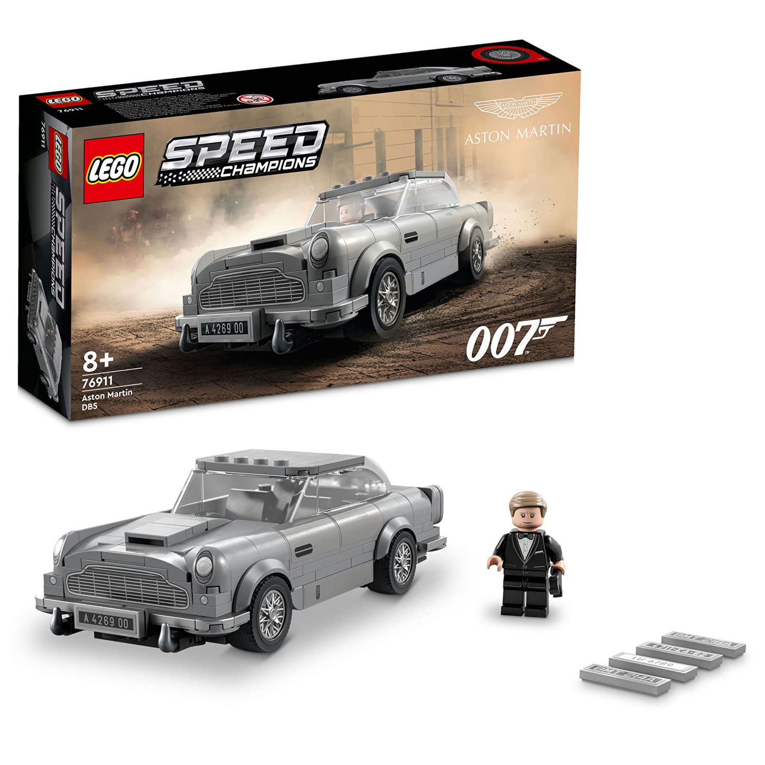 Flexstyle LEGO Speed Champions 76911 007 Aston Martin DB5 Večbarvna | 76911LEG, 0