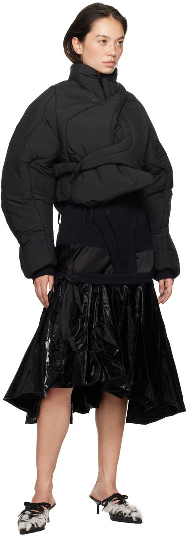 Puhovka Ottolinger Ottolinger Asymmetrical Padded Jacket Črna | 1090603921, 3