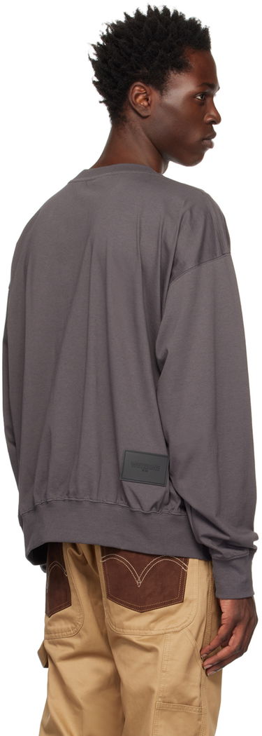 Pleteni pulover We11done We11done W Line Sweatshirt Siva | WD-TS3-22-818-U-CH, 2