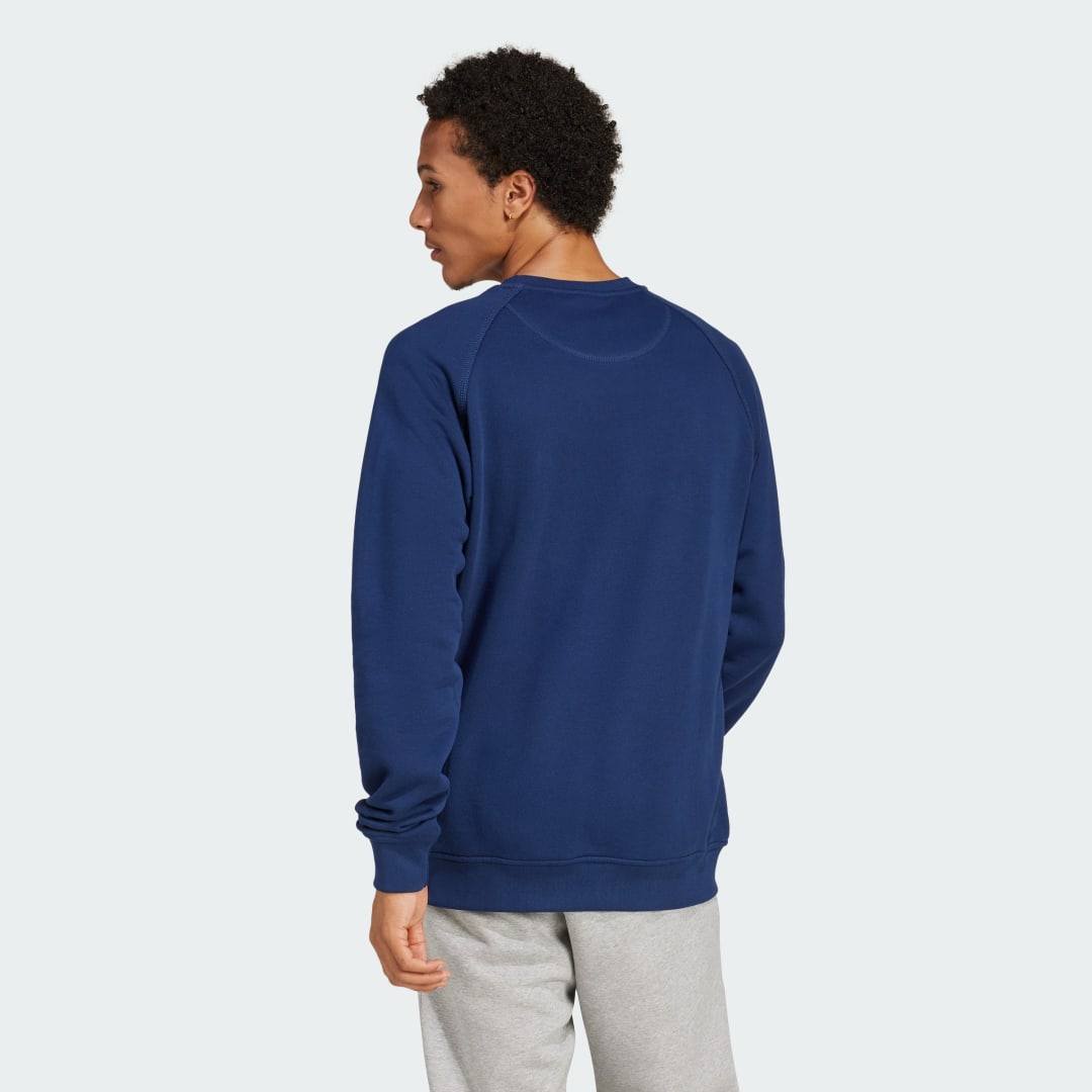 Pulover adidas Performance Essentials Crewneck Sweatshirt Modra | JD2414, 1