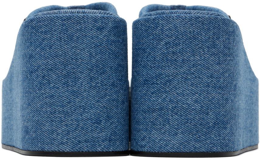 Modni dodatki Coperni Coperni Denim Wedge Sandals Modra | COPSH09202, 1