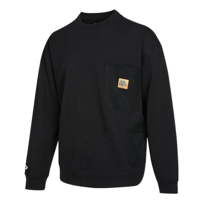 Pulover Converse Men's Sweatshirt Crafted Fashion Črna | 10024165-A02
