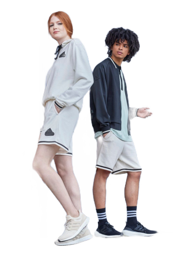 Kratke hlače adidas Performance French Terry Shorts Bela | HY5517