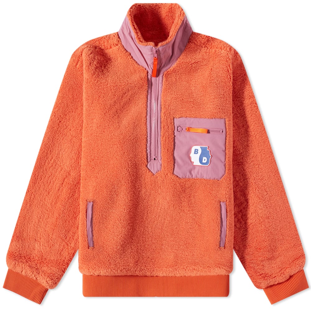 Pulover Brain Dead Ying Yang Half Zip Jacket Oranžna | BDW22O19002603OR01, 0