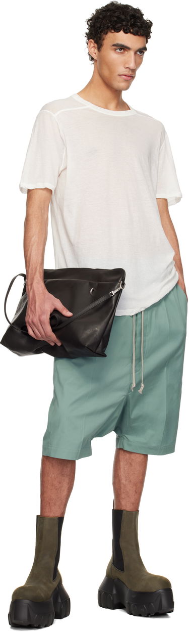 Torbica Rick Owens Rick Owens Hollywood Big Adri Leather Pouch Črna | RA01E0626 LCN, 3