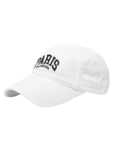 Kapa Balenciaga Paris Logo Cap Bela | 680748-410B2-9060