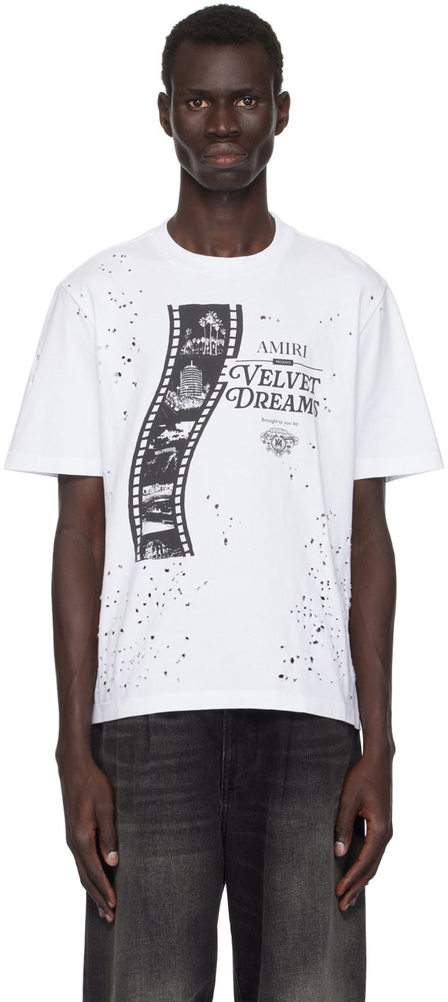 Majica AMIRI Shotgun T-Shirt Bela | AMJYTE1093, 0