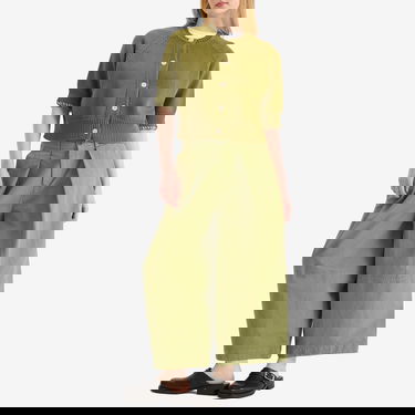 Pleteni pulover YMC YMC Kwai Knit Cardigan, Size Medium Zelena | Q8YMA-30, 4