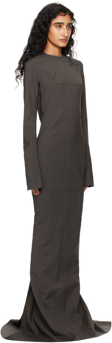 Obleke Rick Owens Rick Owens Wool Maxi Dress Siva | RP02E4510 WST, 1