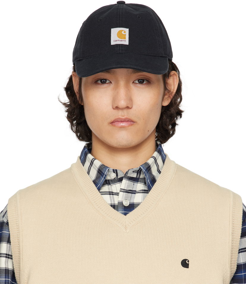 Kapa Carhartt WIP Icon Baseball Cap Črna | I033359