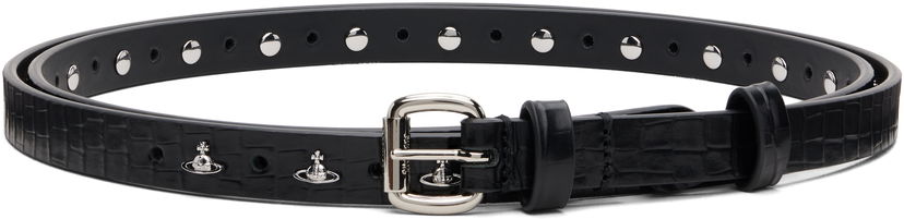 Pasovi Vivienne Westwood Vivienne Westwood Mini Alex Charm Belt Črna | 8201007ZW-L00C0-