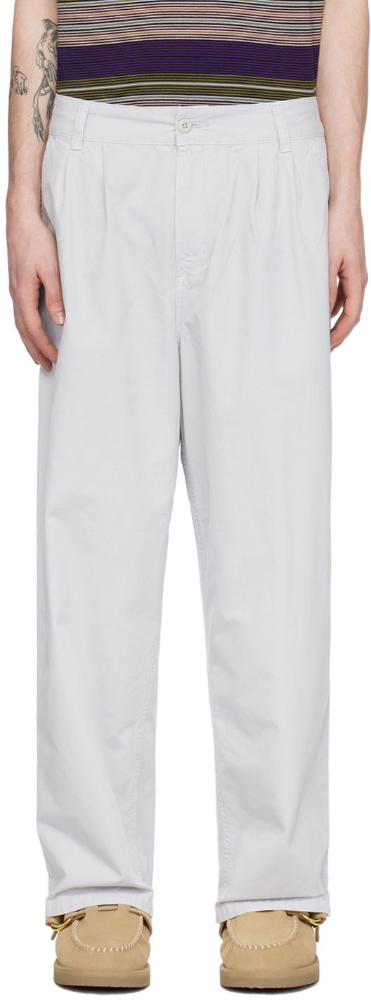Hlače Carhartt WIP Colston Trousers Siva | I031514