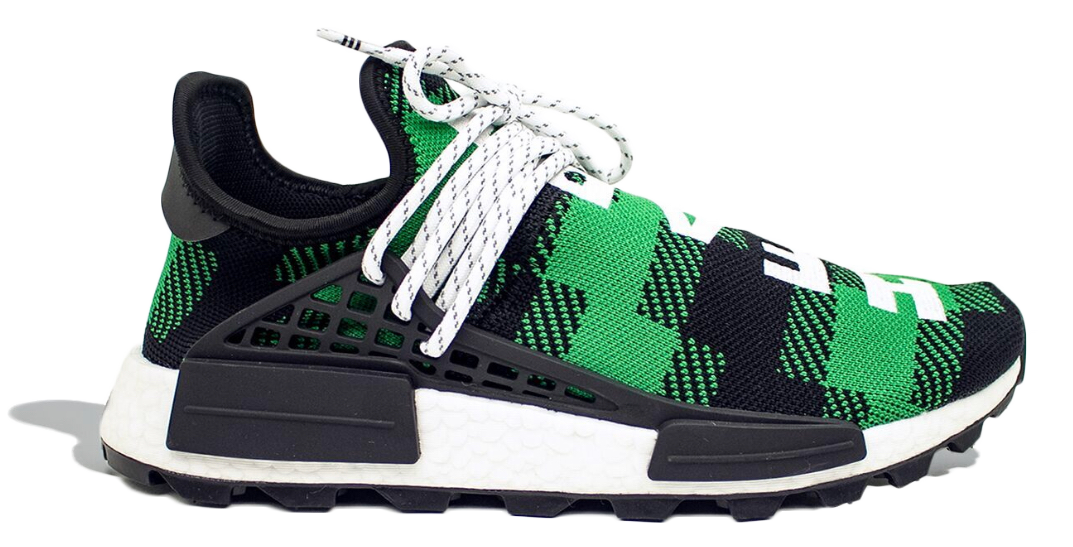 Superge in čevlji adidas Originals NMD Hu Pharrell x BBC Green Plaid Večbarvna | EF7388, 0