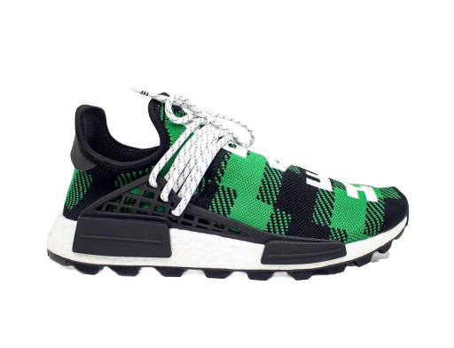 Superge in čevlji adidas Originals NMD Hu Pharrell x BBC Green Plaid Večbarvna | EF7388