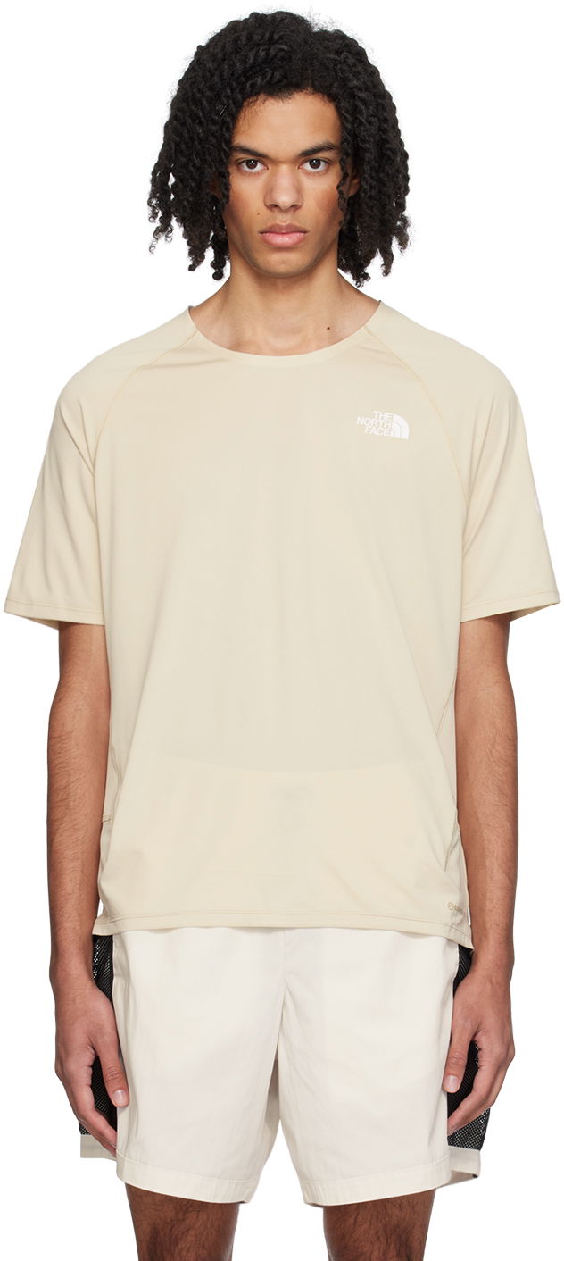 Majica The North Face Beige High Trail Run T-Shirt Bež | NF0A7ZTR