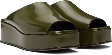 Modni dodatki The Row The Row Emi Flatform Sandals Zelena | F1597-L604, 3