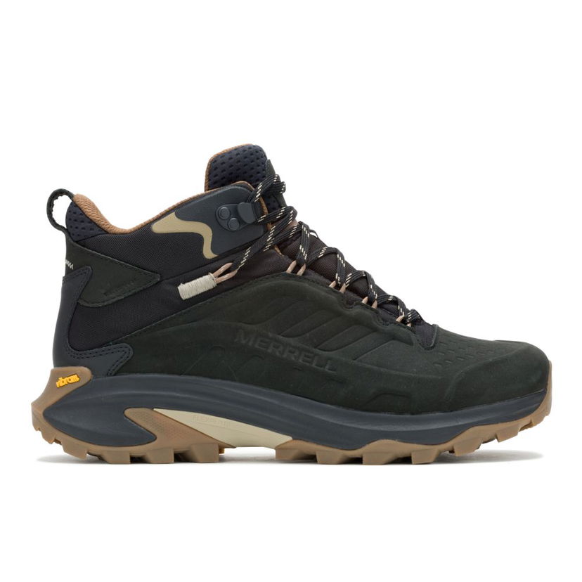 Superge in čevlji Merrell Moab Speed 2 Leather Mid Waterproof Hiking Boots Črna | J037777