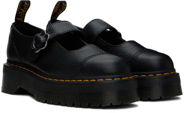 Oblačila Dr. Martens Dr. Martens Addina Flower Buckle Leather Platform Oxfords Črna | 27644001, 3