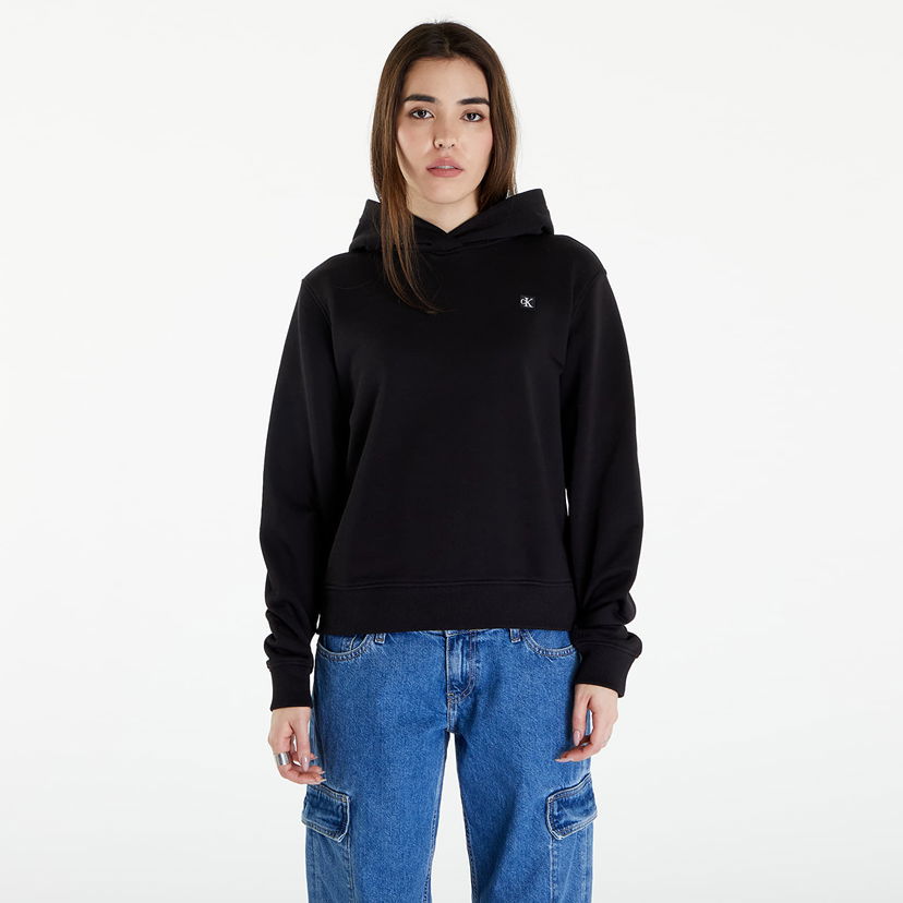 Pulover CALVIN KLEIN Embro Badge Regular Hoodie Črna | J20J223227 BEH