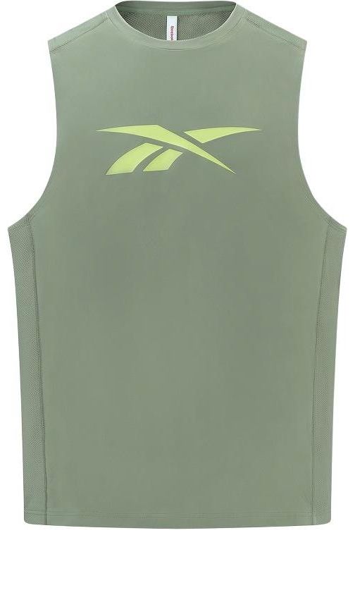 Majica brez rokavov Reebok Workout Tank Top Zelena | 24SRM419MGL2