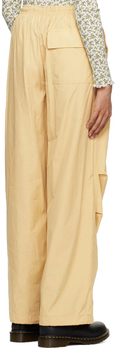 Hlače rag & bone Becky Wide Leg Trousers Rumena | WAW22H70144614, 2