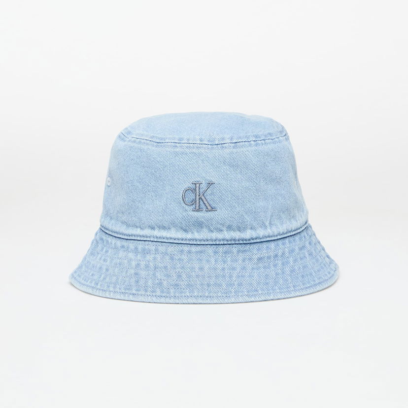 Klobuk CALVIN KLEIN Calvin Klein Jeans Embroidered Monogram Denim Bucket Hat Modra | LV04K5021G LHL