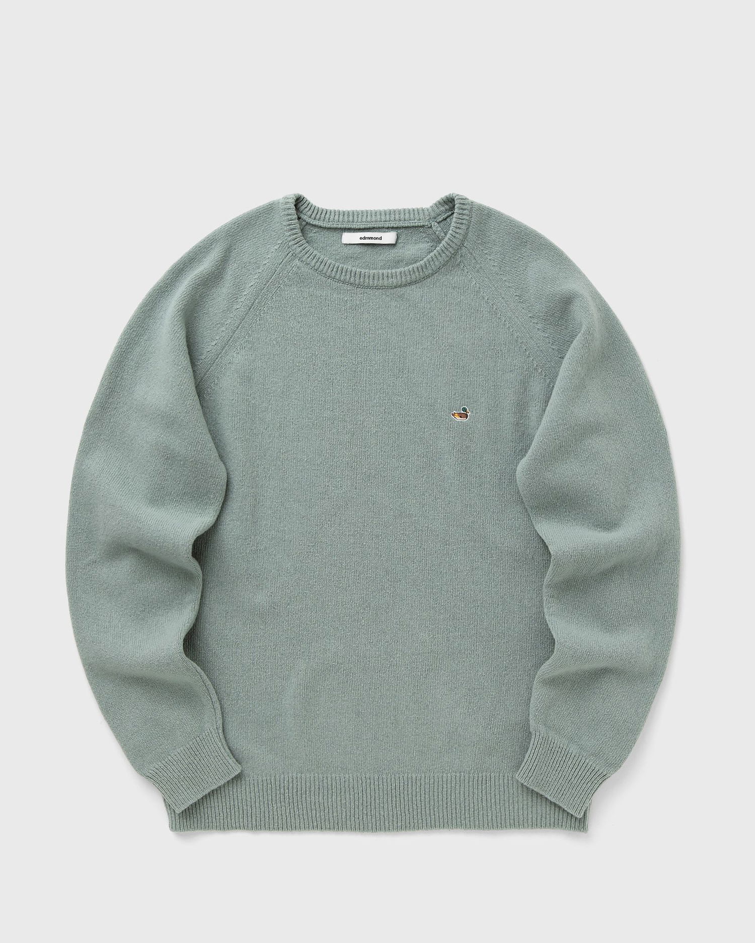 Pleteni pulover Edmmond Studios Duck Patch Crewneck Knit Sweater Zelena | 325-60-01620, 0