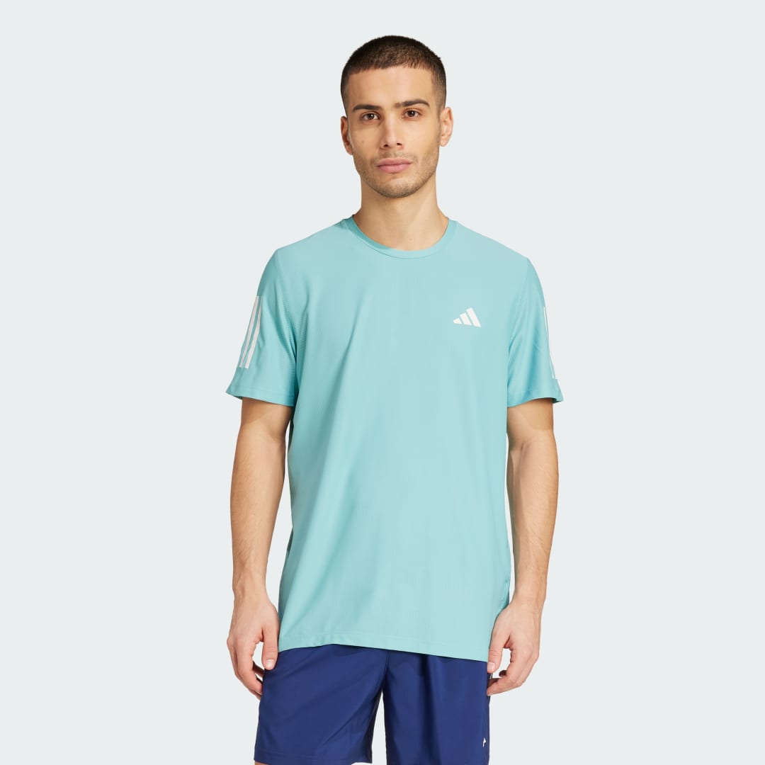 Majica adidas Performance Own the Run Tee Turkizna | JX2211, 0