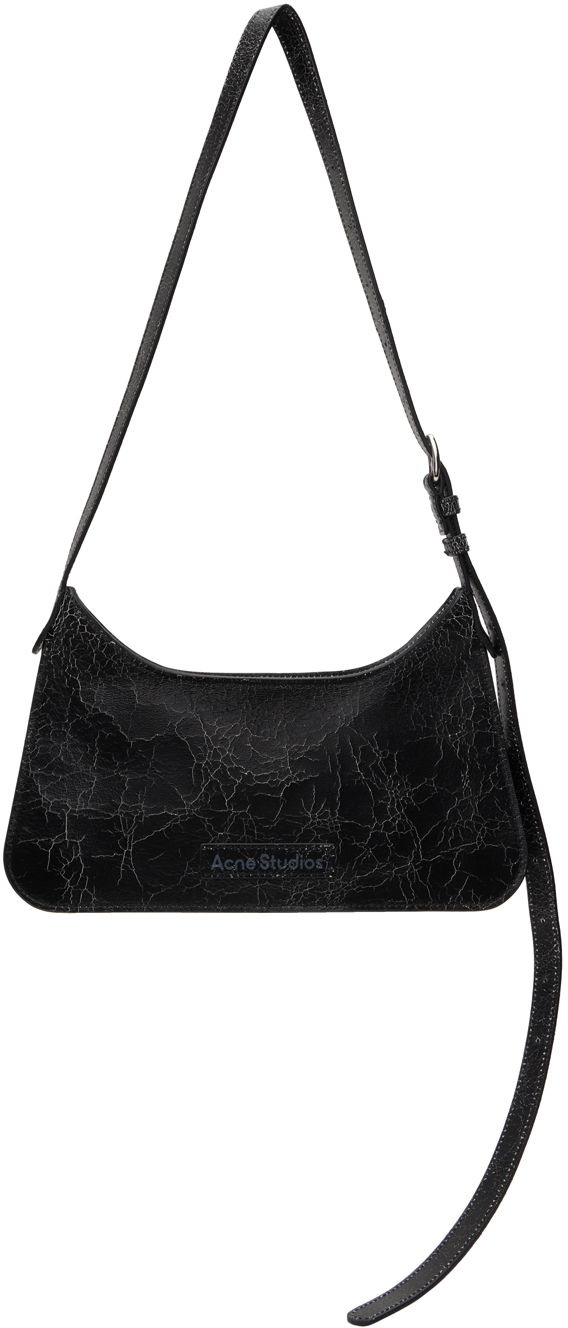 Torba za čez ramo Acne Studios Platt Mini Shoulder Bag Črna | A10351-