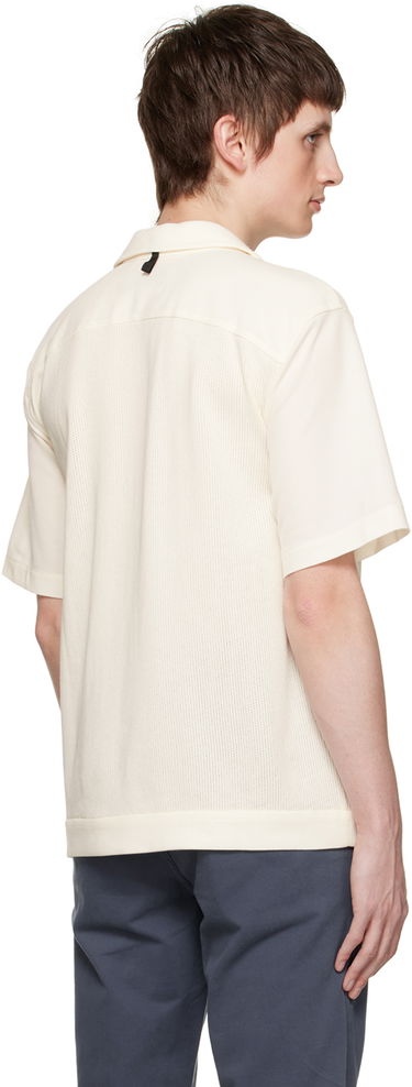 Srajce rag & bone Rag & Bone Avery Knitted Shirt Bela | MBC23PT003MS03, 2