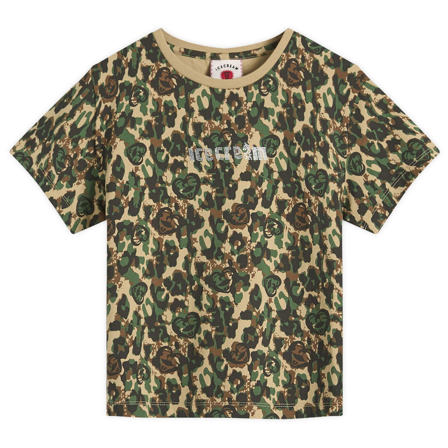 Majica BBC IceCream Crystal Soft Serve Running T-Shirt Zelena | ICWW25317-CAM, 1