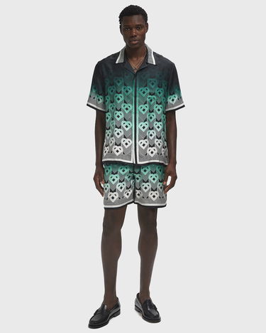 Srajce Casablanca Cuban Collar Short Sleeve Shirt Zelena | MPF25-SH-003-04, 1