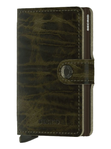 Denarnica Secrid Miniwallet "Safiano Olive" Zelena | MSa-olive