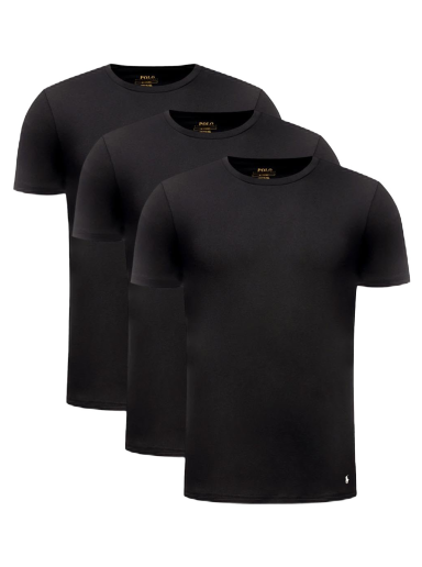 Majica Polo by Ralph Lauren Cotton T-Shirt 3 - Pack Črna | 714830304014