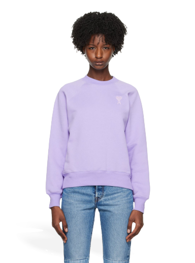 Pulover AMI SSENSE x Sweatshirt Lila | SPUSW004.747.507