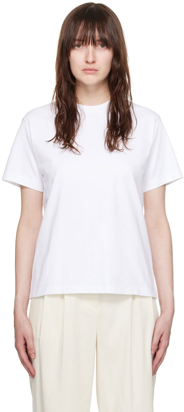 Majica TOTEME TOTEME Classic T-Shirt Bela | 243-WRT0344-FB0092
