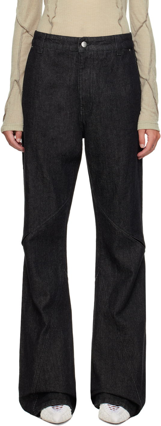 Kavbojke HELIOT EMIL Cutout Denim Jeans Črna | SS23_M_10_099_BLK01