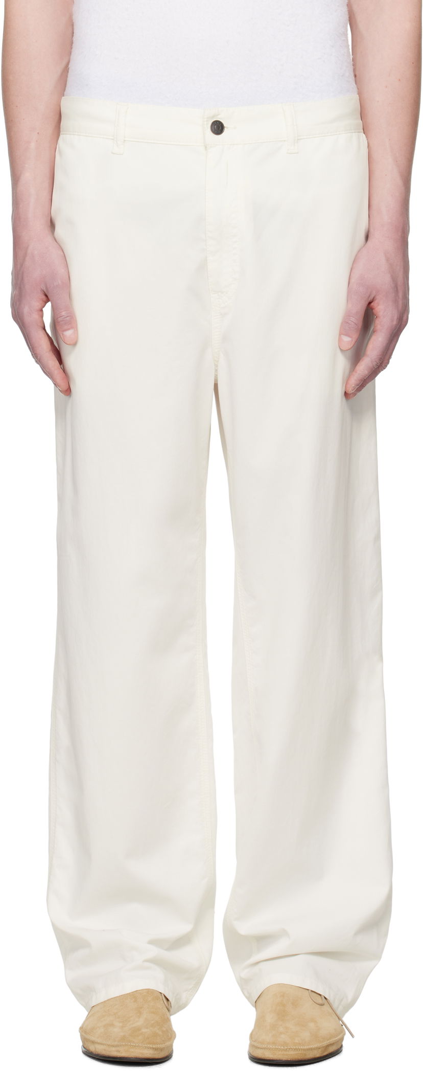 Hlače The Row The Row Sankuro Trousers Bela | 981-W3670