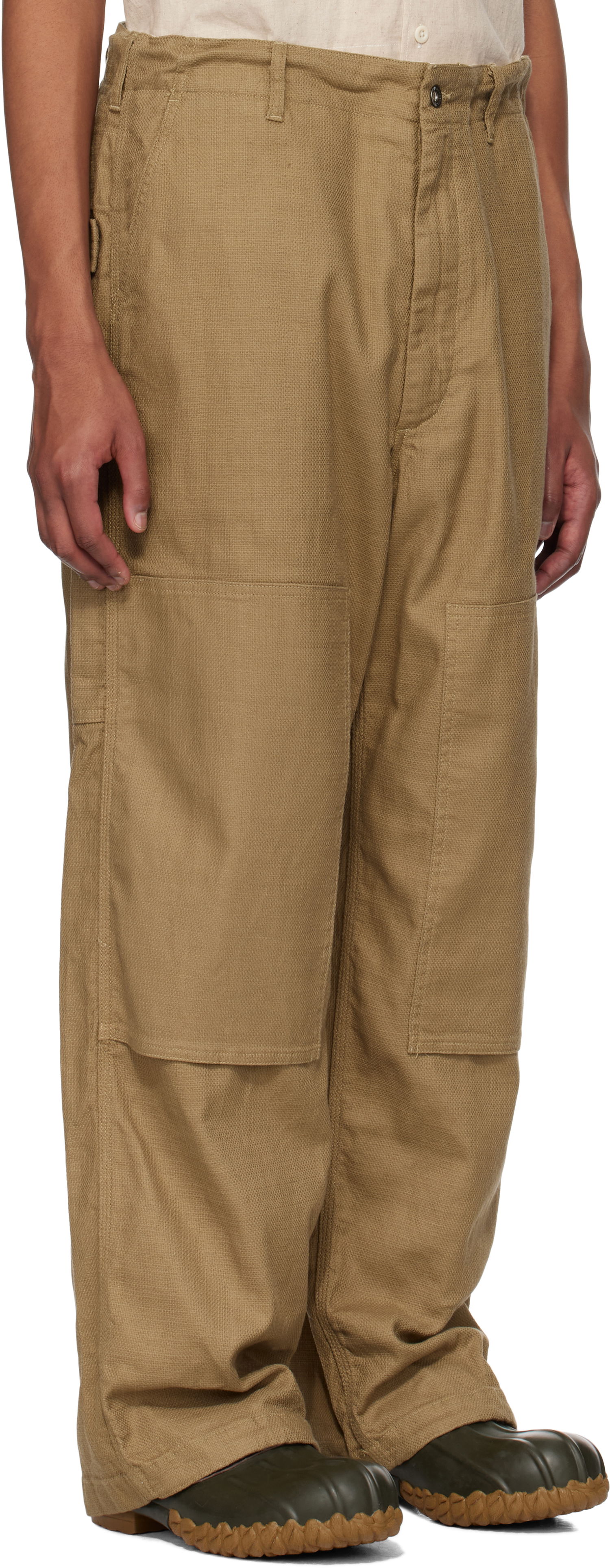 Cargo hlače Engineered Garments Engineered Garments Painter Trousers Rjava | 25S1F005, 1