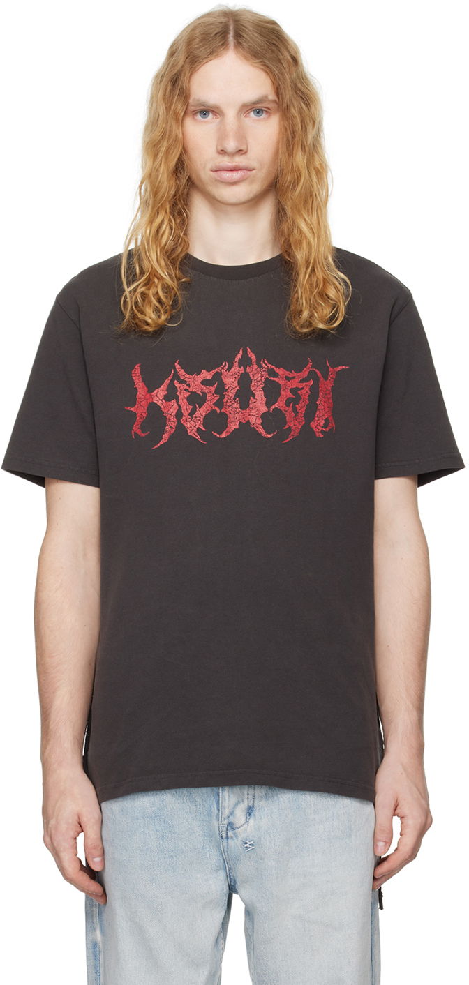 Majica Ksubi Sabbath Kash T-Shirt Črna | MFA24TE002
