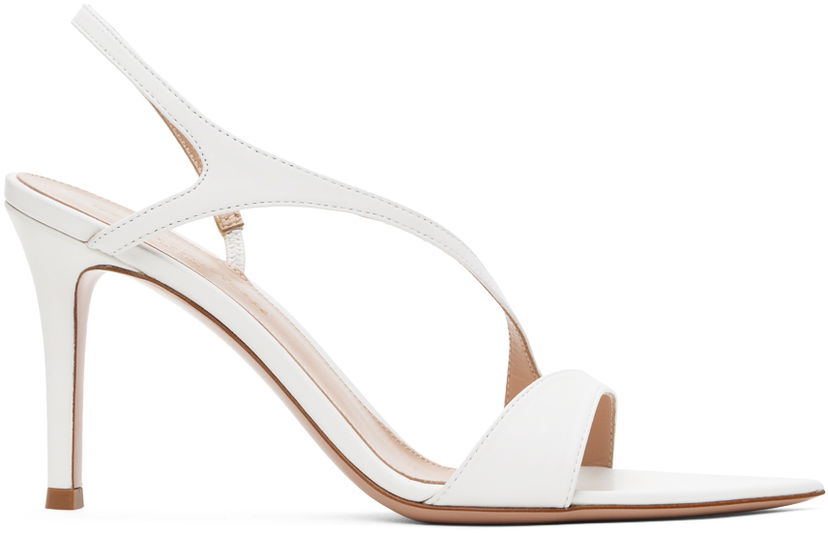 Superge in čevlji Gianvito Rossi Gianvito Rossi Mayfair Heeled Sandals Bela | G32462.85RIC.NAP