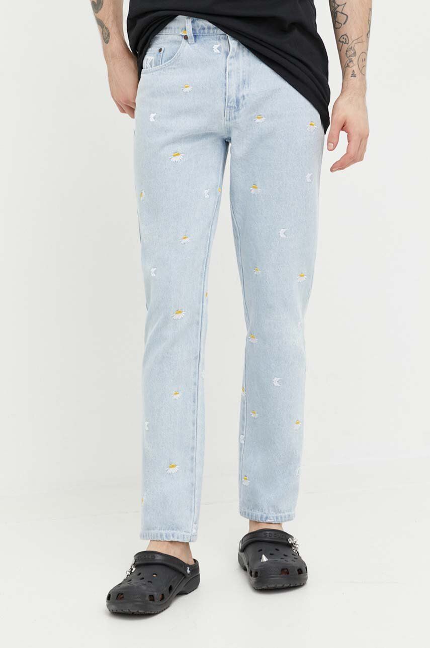Kavbojke Karl Kani Daisy Denim Jeans Turkizna | 6000337, 0