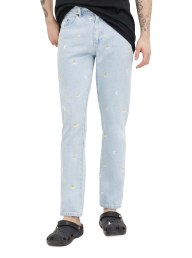 Kavbojke Karl Kani Daisy Denim Jeans Turkizna | 6000337