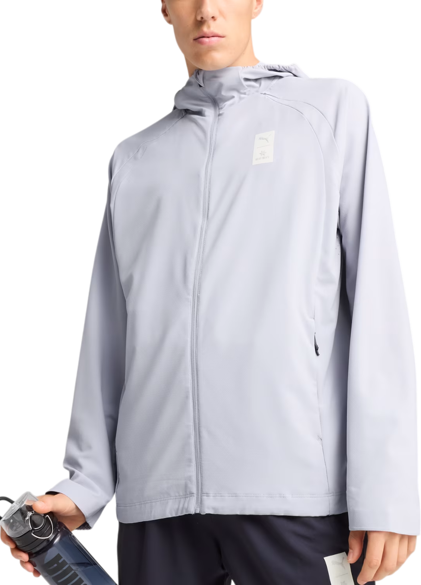 Vetrovka Puma Puma x Saysky Hooded Running Jacket Siva | 526842-71