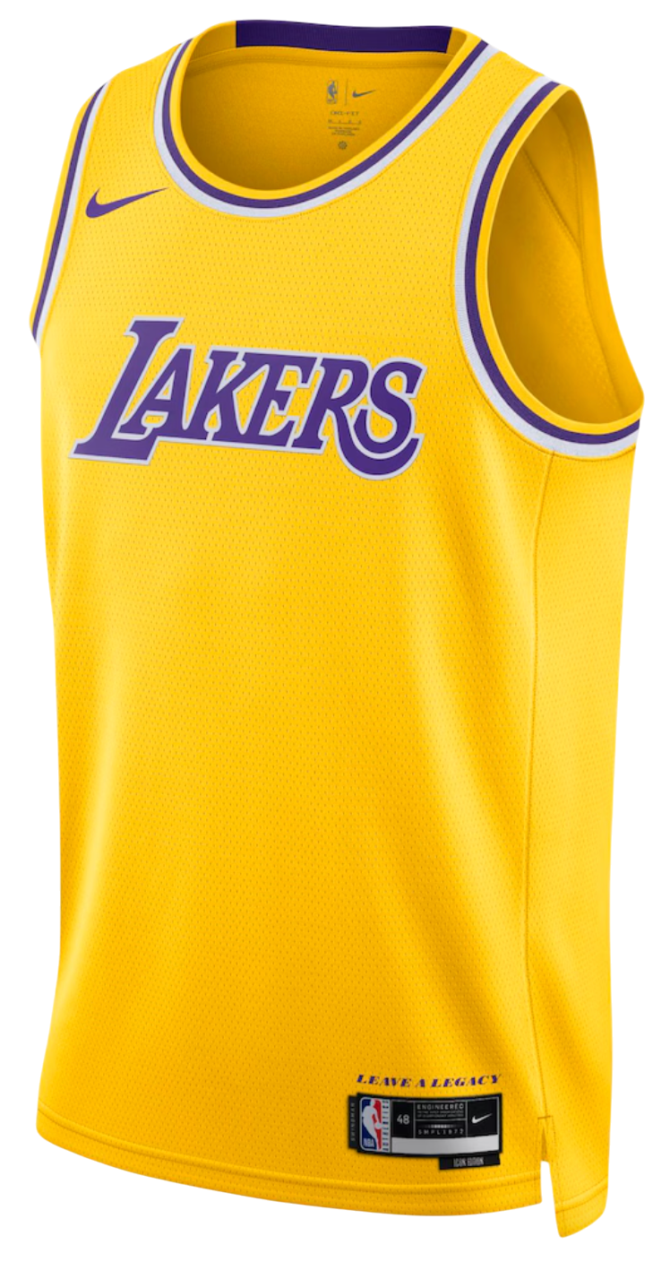 Dres Nike Los Angeles Lakers Icon Edition 2023/24 Dri-FIT NBA Swingman Jersey Rumena | dn2140-728