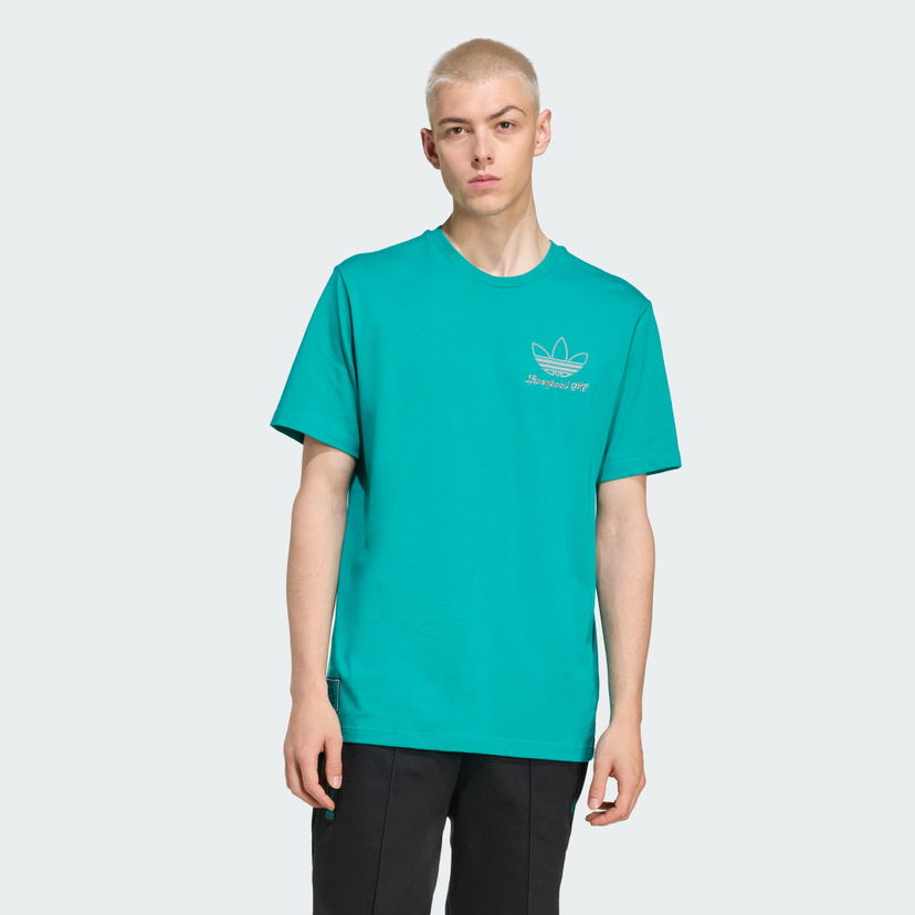 Majica adidas Performance Liverpool FC Terrace Icons Graphic Turkizna | JW4137